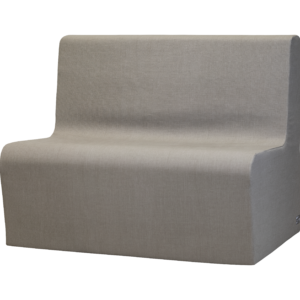 Flexible back to assist with Agitation, reduces restrictive feeling of a standard couch