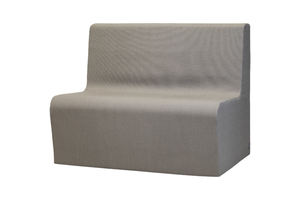 Our 2 Seater Couch without arms has a flexible back to assist with Agitation, reduces restrictive feeling of a standard couch