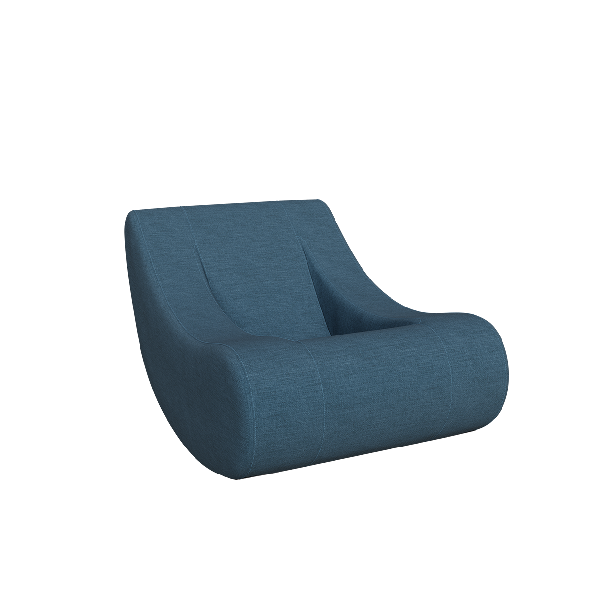 Abecca Anti Ligature Eagle Sensory Rocking Chair EF60 Tessuto Blu