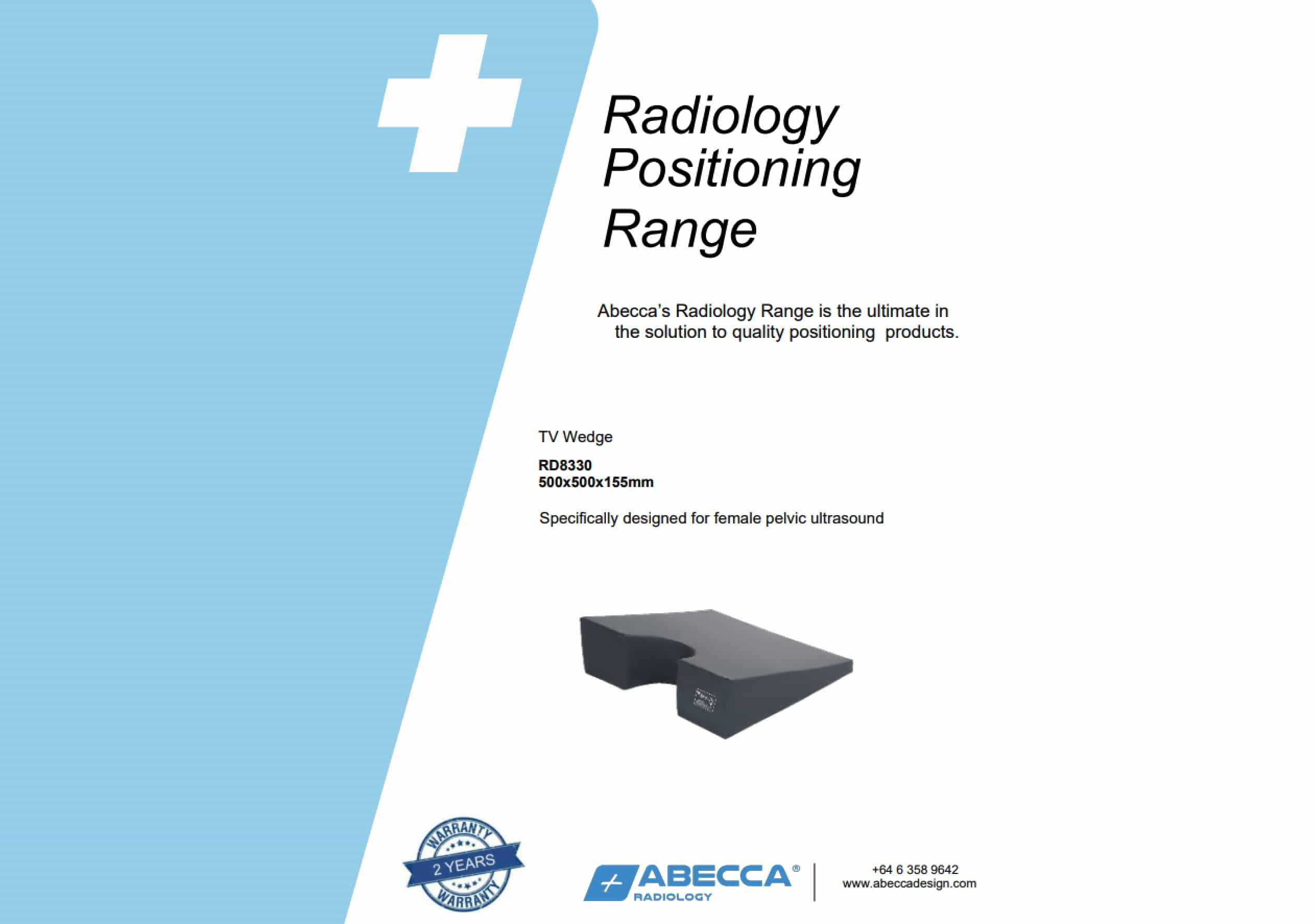 radiology positioning range