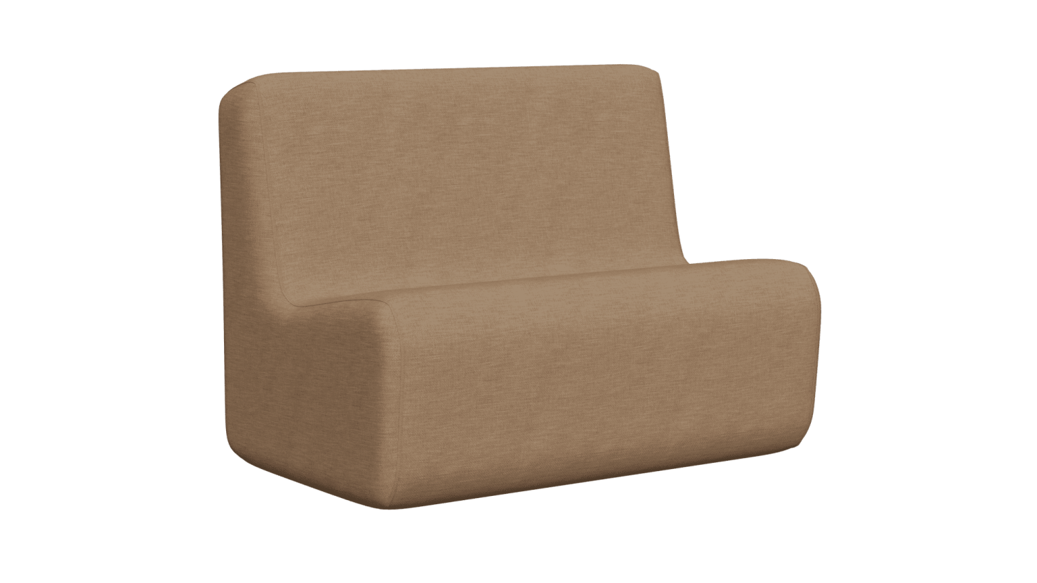 2Seater Tessuto Castano 1