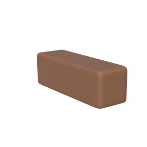 Abecca Anti Ligature Eagle 1.5 Ottoman EF123 Marlo Umber 3