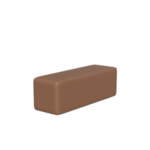 Abecca Anti Ligature Eagle 1.5 Ottoman EF123 Marlo Umber
