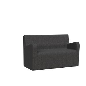 Abecca Anti Ligature Eagle 2 Seater Arm Couch 915 EF41 Urban Dusk