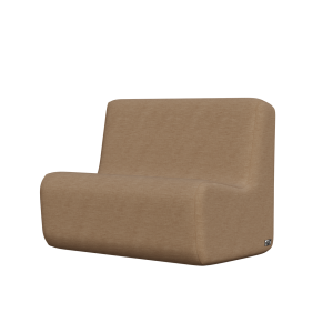 Abecca Anti Ligature Eagle 2 Seater Couch 915 EF11 Tessuto Castano2