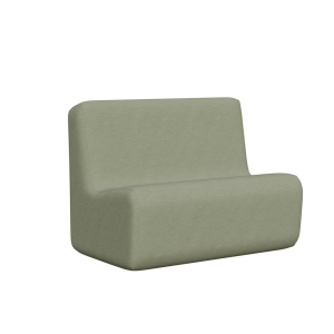 Abecca Anti Ligature Eagle 2 Seater Couch 915 EF11 Tessuto Menta