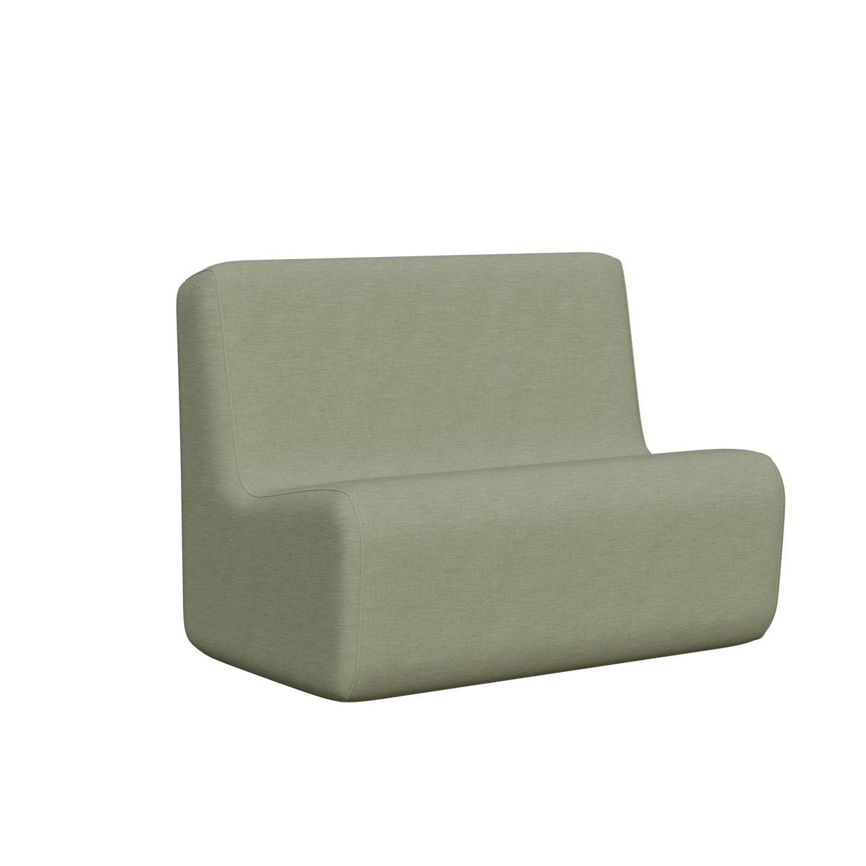 Abecca Anti Ligature Eagle 2 Seater Couch 915 EF11 Tessuto Menta