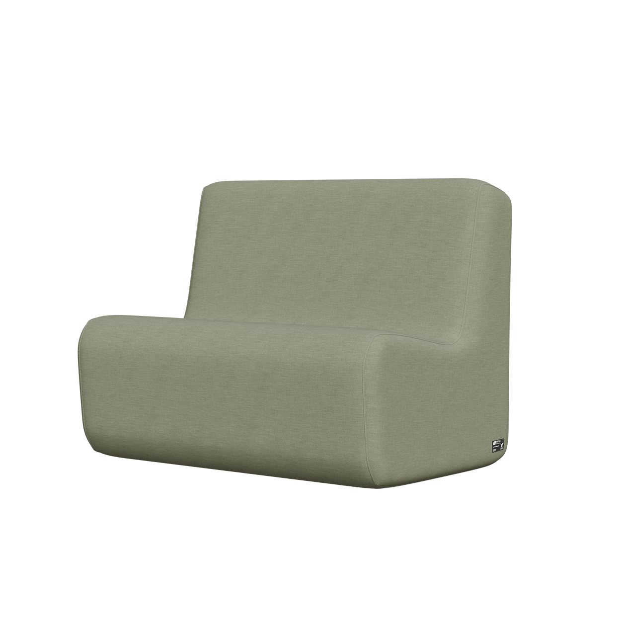 Abecca Anti Ligature Eagle 2 Seater Couch 915 EF11 Tessuto Menta2