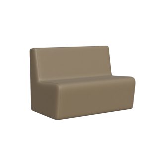 Abecca Anti Ligature Eagle 2 Seater Couch EF10 Marlo Buff