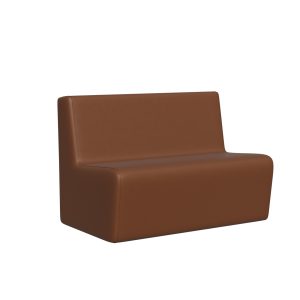 Abecca Anti Ligature Eagle 2 Seater Couch EF10 Marlo Russet