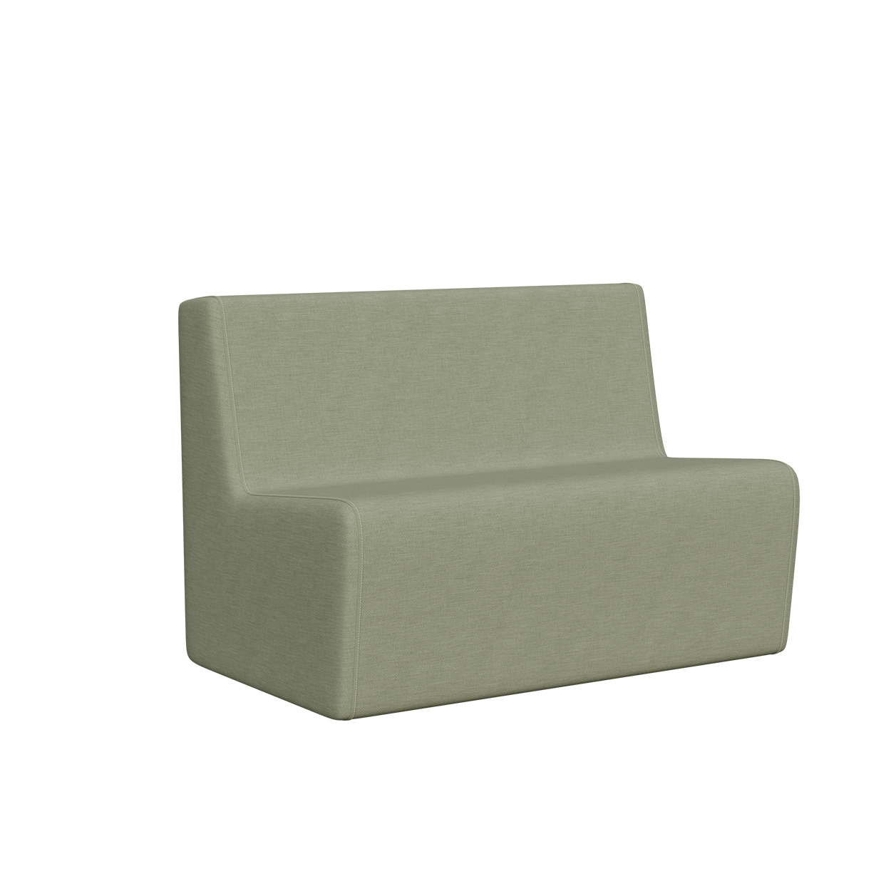 Abecca Anti Ligature Eagle 2 Seater Couch EF10 Tessuto Menta