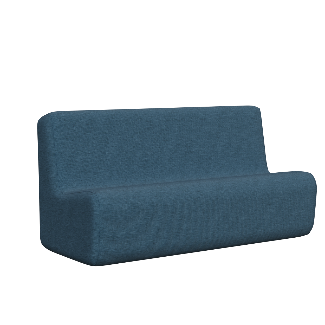Abecca Anti Ligature Eagle 3 Seater Couch 915 EF21 Tessuto Blu