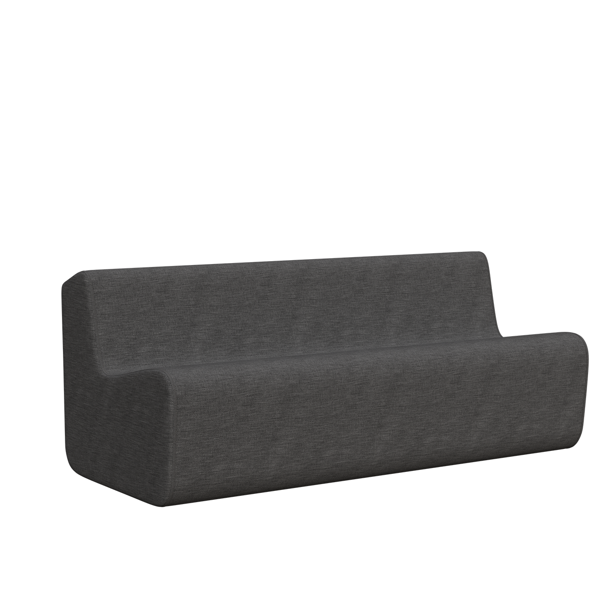 Abecca Anti Ligature Eagle 3 Seater Couch Low Back Couch EF22 Tessuto Chielo