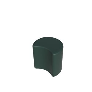 Abecca Anti Ligature Eagle Crescent Ottoman EF126 Marlo Hunter