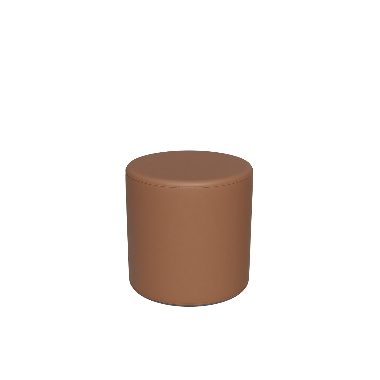 Abecca Anti Ligature Eagle Round Ottoman EF121 Marlo Umber 2