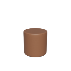 Abecca Anti Ligature Eagle Round Ottoman EF121 Marlo Umber