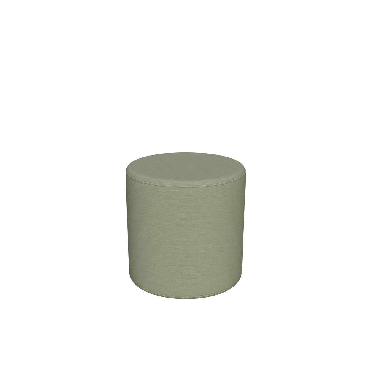 Abecca Anti Ligature Eagle Round Ottoman EF121 Tessuto Menta