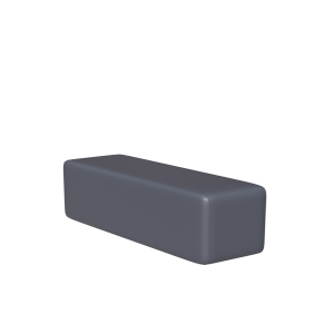 Abecca Anti Ligature Hawk 1.5m Ottoman HF123 Grey 1