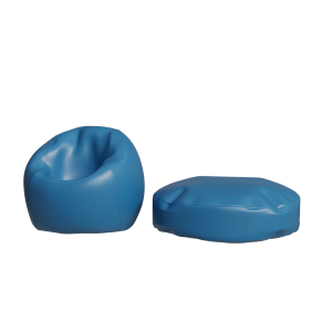 Abecca Anti Ligature Hawk Bean Bag HF70 Teal 2