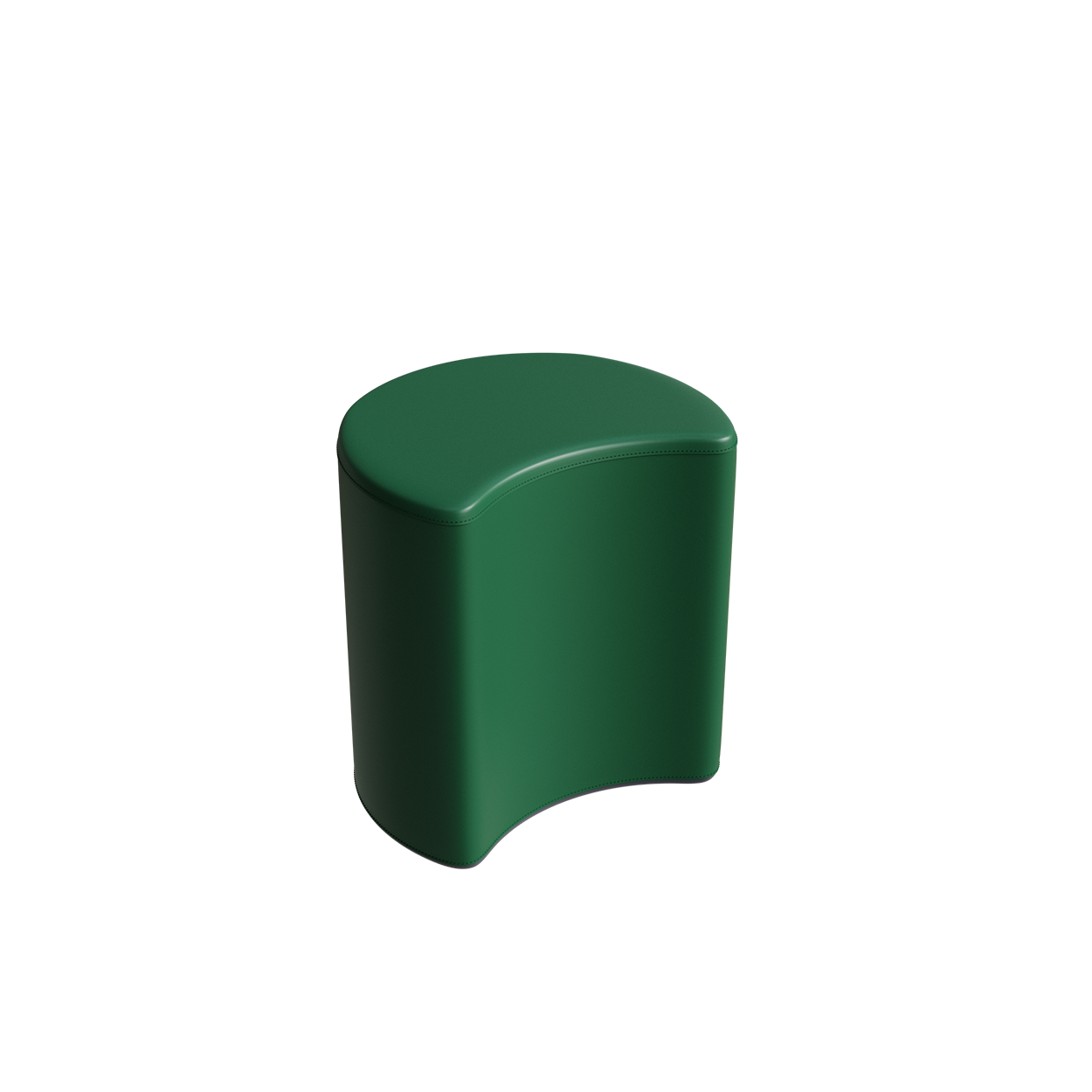 Abecca Anti Ligature Hawk Crescent Ottoman HF126 Green