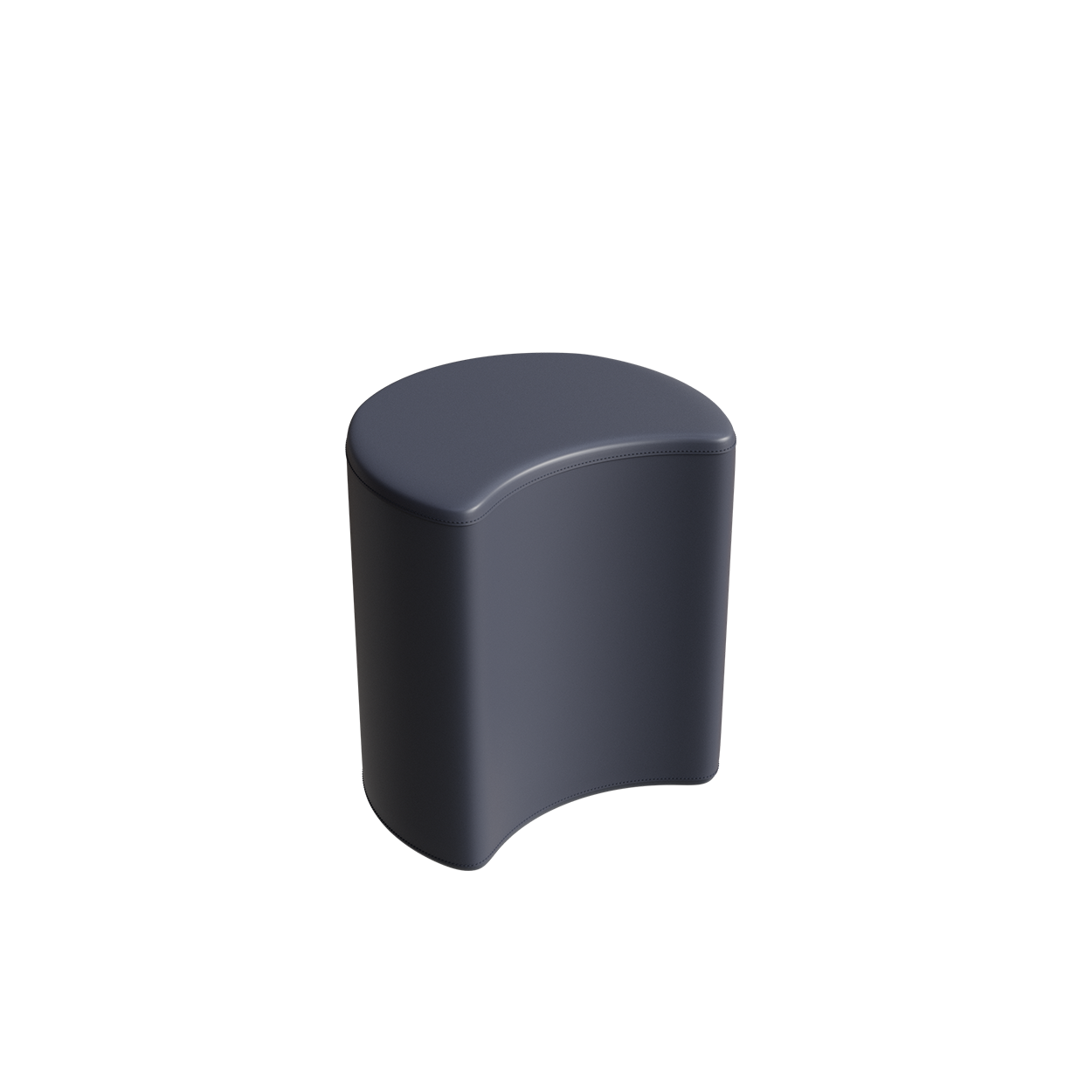 Abecca Anti Ligature Hawk Crescent Ottoman HF126 Grey