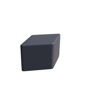 Abecca Anti Ligature Hawk Diamond Ottoman HF127 Grey 1