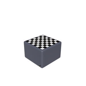 Abecca Anti Ligature Hawk Games Ottoman ChessCheckers HF103 Grey2