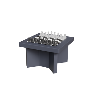 Abecca Anti Ligature Hawk Games Table Chess Table HF101 Grey2