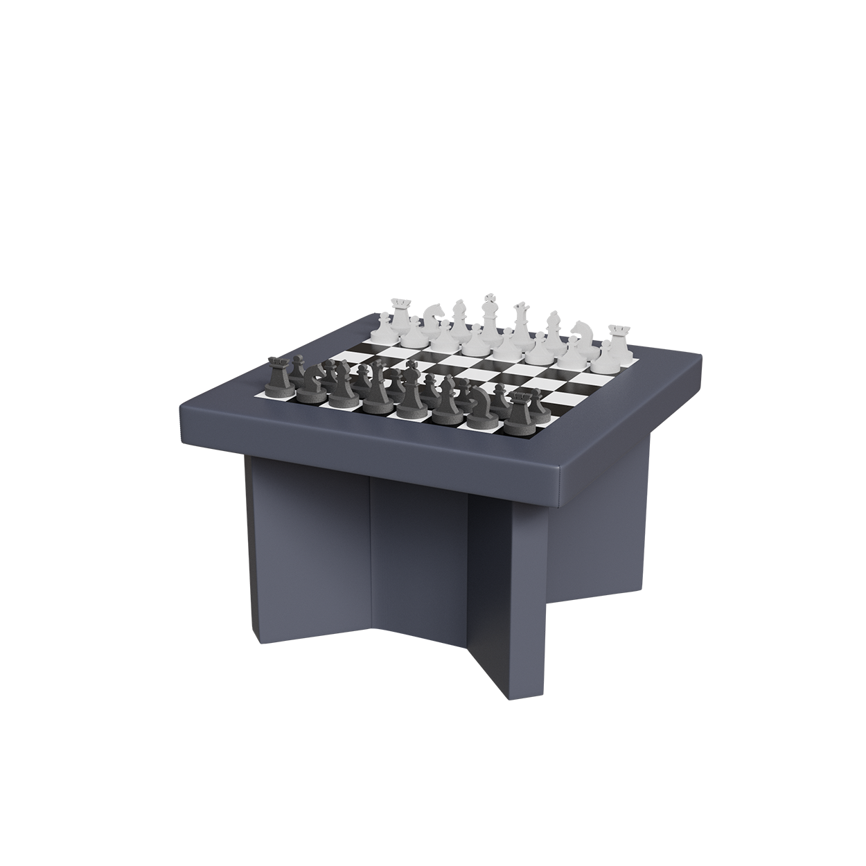 Abecca Anti Ligature Hawk Games Table Chess Table HF101 Grey2
