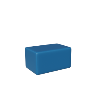 Abecca Anti Ligature Hawk Rectangle Coffee Table HF91 Teal