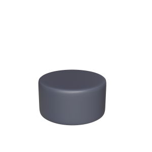 Abecca Anti Ligature Hawk Round Coffee Table HF90 Grey3