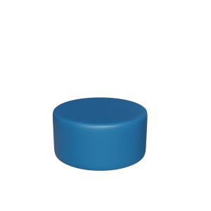 Abecca Anti Ligature Hawk Round Coffee Table HF92 Teal3