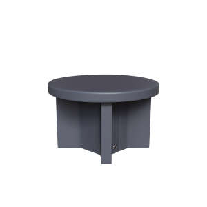 Abecca Anti Ligature Hawk Round Dining Table HF80 Grey
