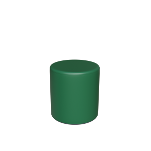 Abecca Anti Ligature Hawk Round Ottoman HF121 Green