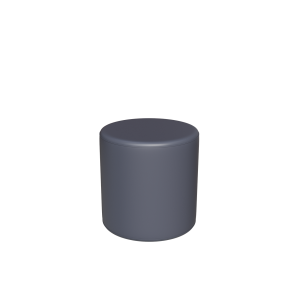 Abecca Anti Ligature Hawk Round Ottoman HF121 Grey