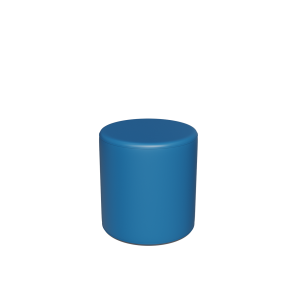 Abecca Anti Ligature Hawk Round Ottoman HF121 Teal