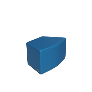 Abecca Anti Ligature Hawk Shaped Ottoman HF122 Teal