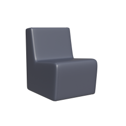 Abecca Anti Ligature Hawk Single Chair HF1 Grey 1
