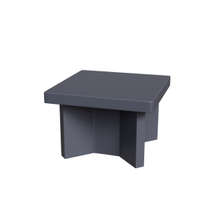 Abecca Anti Ligature Hawk Square Dining Table HF81 Grey 2