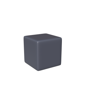 Abecca Anti Ligature Hawk Square Ottoman HF120 Grey