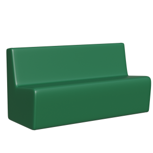 Abecca Anti Ligature Hawk Three Seater Couch HF20 Green1