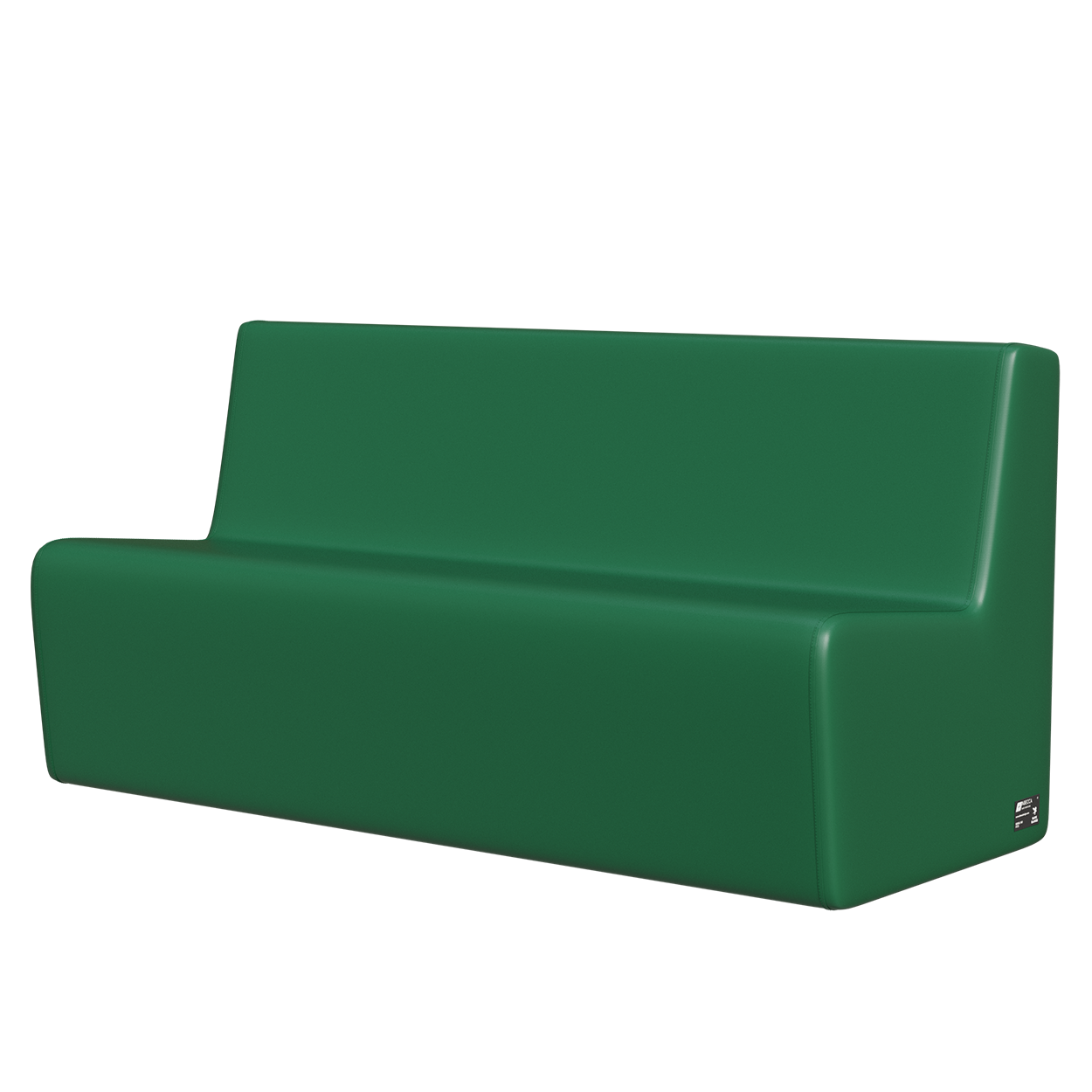 Abecca Anti Ligature Hawk Three Seater Couch HF20 Gren2