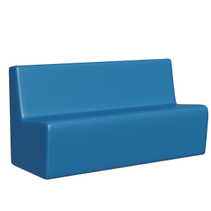 Abecca Anti Ligature Hawk Three Seater Couch HF20 Teal1
