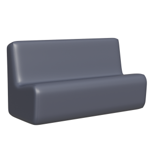 Abecca Anti Ligature Hawk Three Seater Couch HF21 Grey1