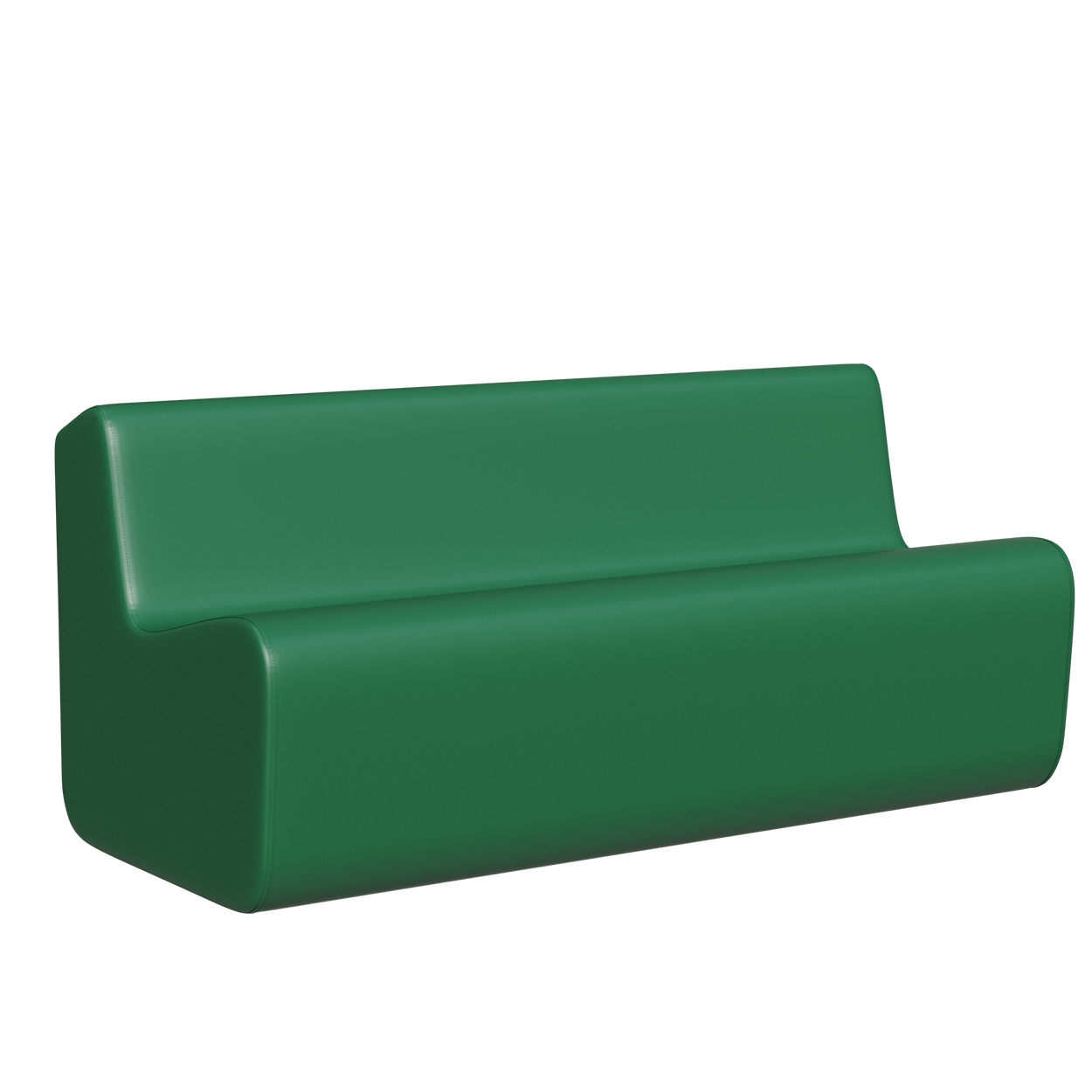 Abecca Anti Ligature Hawk Three Seater Couch HF22 Green1