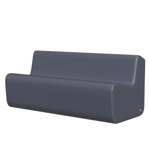 Abecca Anti Ligature Hawk Three Seater Couch HF22 Grey2