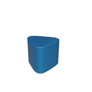 Abecca Anti Ligature Hawk Triangle Ottoman HF128 Teal2