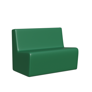 Abecca Anti Ligature Hawk Two Seater Couch HF10 Green1