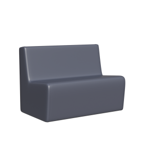 Abecca Anti Ligature Hawk Two Seater Couch HF10 Grey1