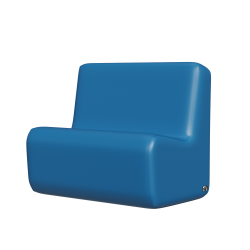 Abecca Anti Ligature Hawk Two Seater Couch HF11 Teal 2
